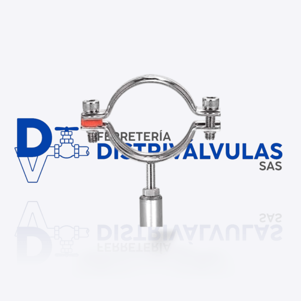 ABRAZADERA SOPORTE TUBO INOX
