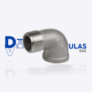 CODO MACHO INOX ROSCAR