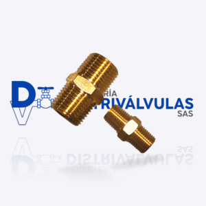 RACOR NIPLE TUERCA BRONCE - B122/544A