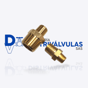 RACOR NIPLE TUERCA BRONCE - B122/544A
