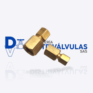 RACOR RECTO OD x NPT HEMBRA BRONCE - B66/506