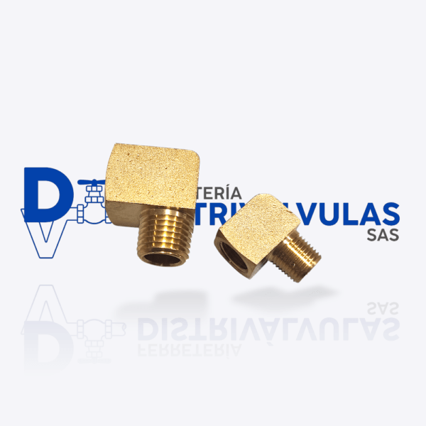 RACOR CODO CALLE NPT BRONCE - B116/545