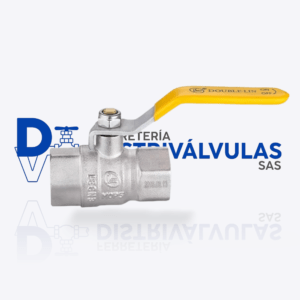 VÁLVULA DE BOLA PARA GAS BRONCE DOUBLE-LIN