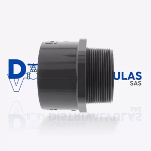 ADAPTADOR MACHO PVC SCH80