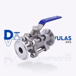 VÁLVULA DE BOLA 4 TORNILLOS INOX CLAMP