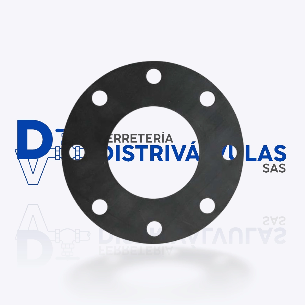 EMPAQUE PARA BRIDA NEOPRENO ORIFICIOS