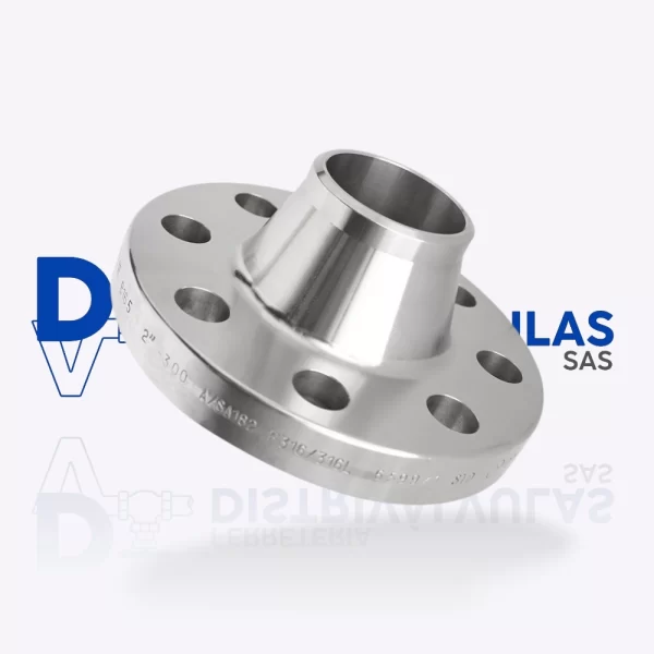 BRIDA ACERO INOX CUELLO LARGO