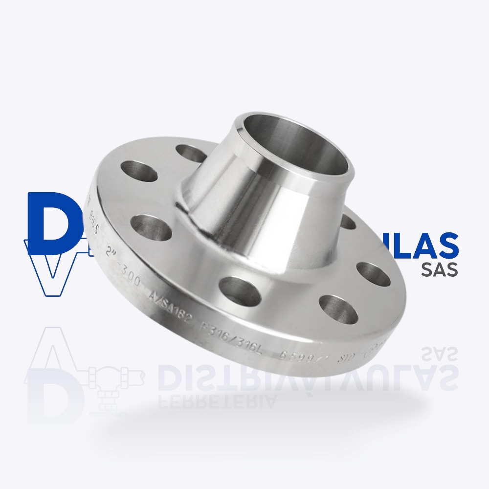 BRIDA ACERO INOX CUELLO LARGO