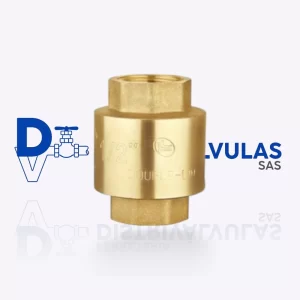 CHEQUE VERTICAL BRONCE DOUBLE-LIN